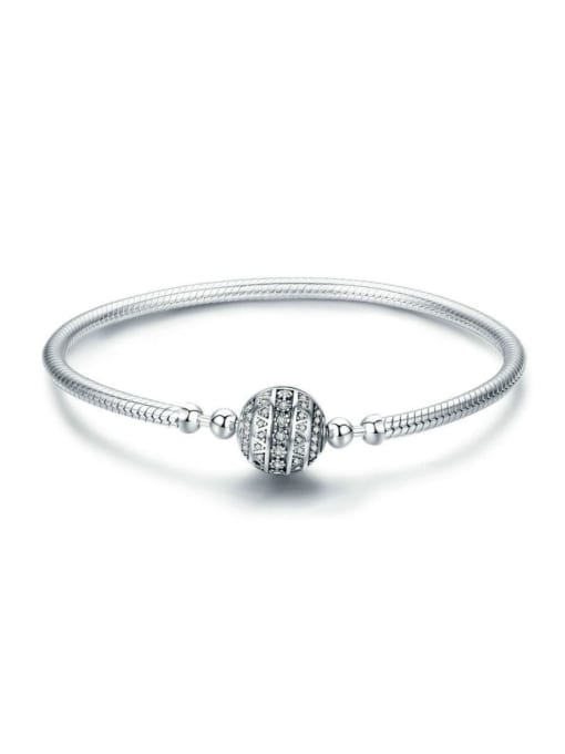 Maja 925 silver Cubic Zirconia element basic bracelet