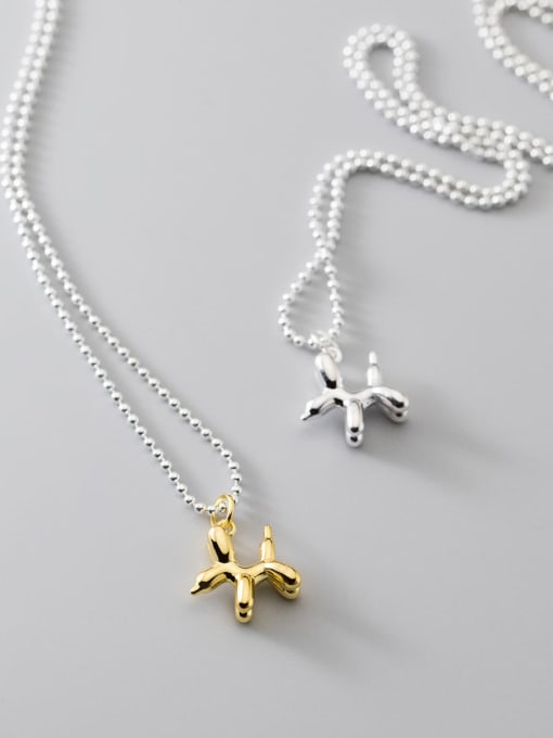 Chris 925 Sterling Silver With 18k Gold Plated Personalized Dog Necklaces