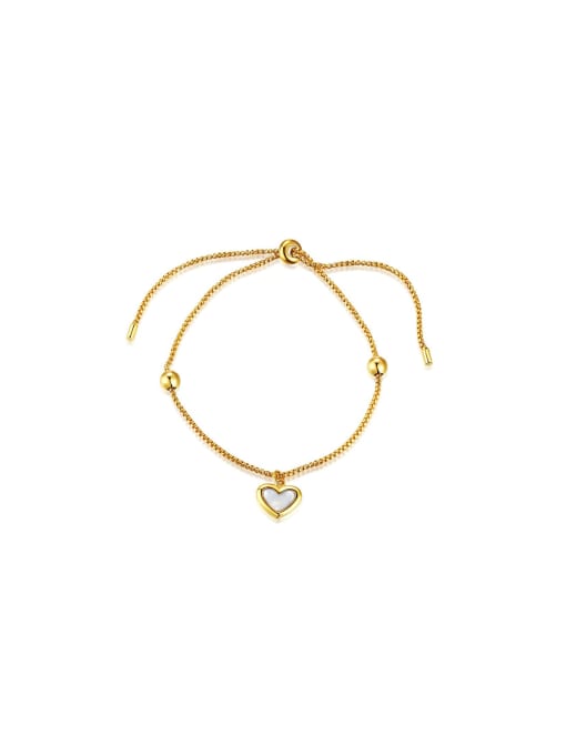 Arya 925 Sterling Silver With 18k Gold Plated Delicate Heart Bracelets