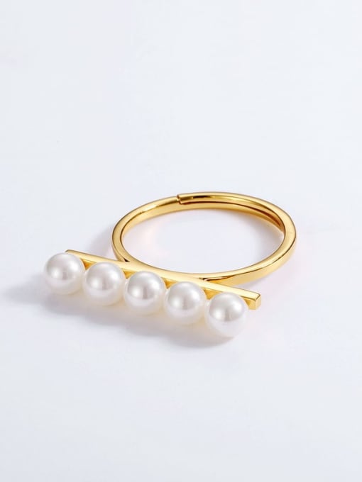 One Next 925 Silver  Pearl  Rings