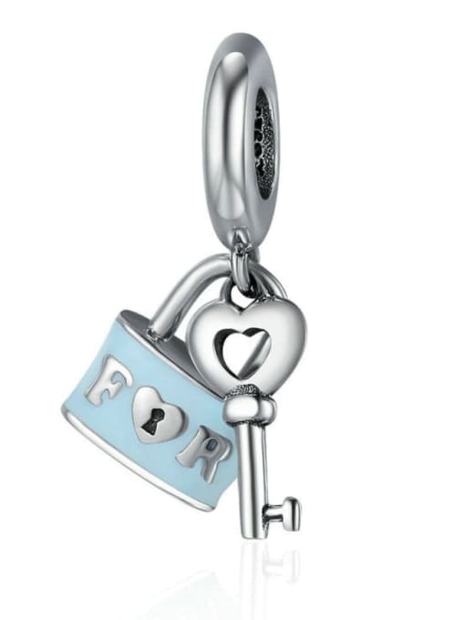 Maja 925 Silver Love Oath Lock charm