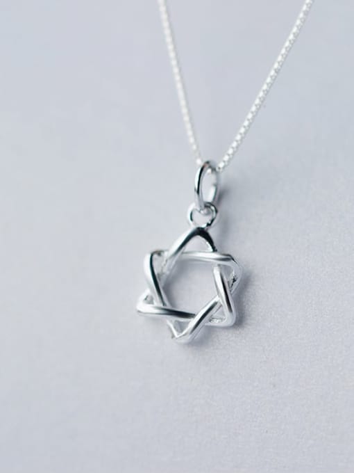 Chris 925 Sterling Silver With Star Necklaces