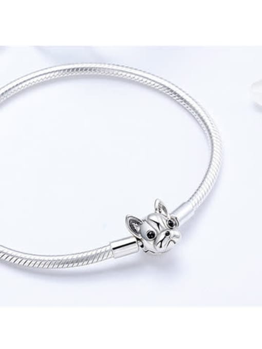 Maja 925 Silver Cute Dog Element Basic Bracelet