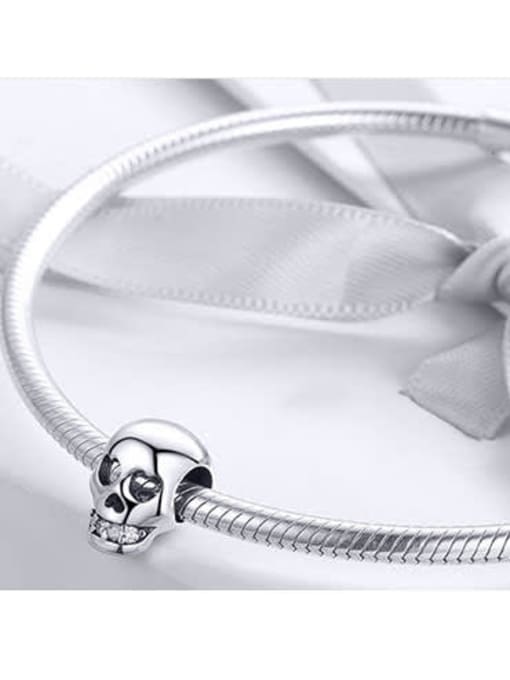 Maja 925 silver cute skull charm