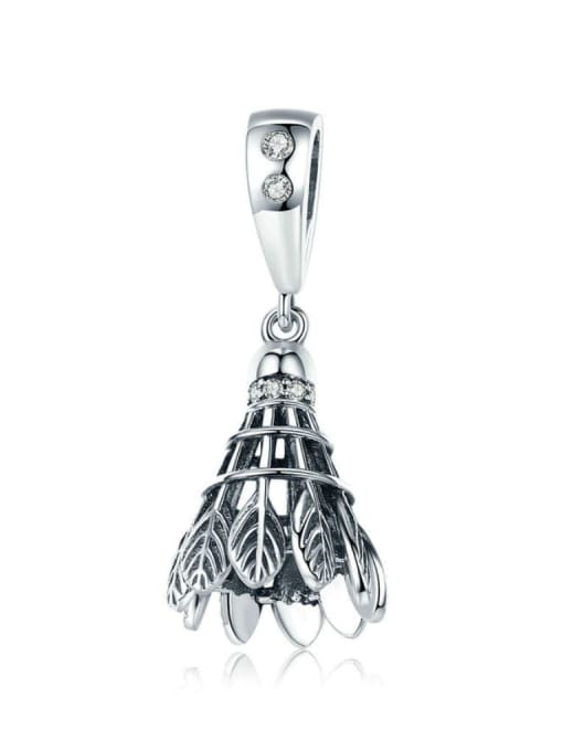 Maja 925 silver cute badminton charm