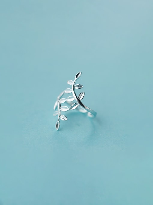 Chris 925 Sterling Silver With Leaves Rings