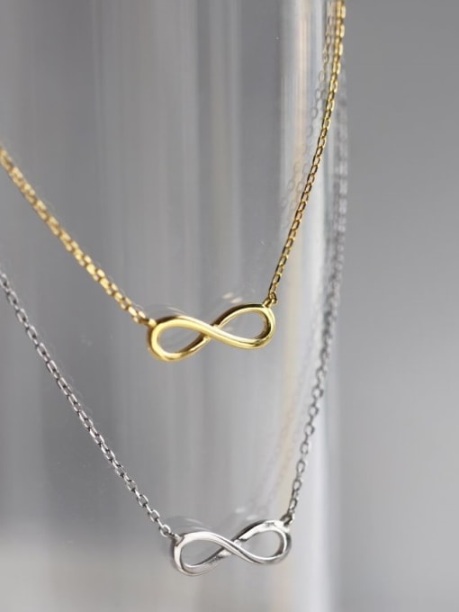 Arya 925 Sterling Silver With 18k Gold Plated Delicate Bowknot Necklaces