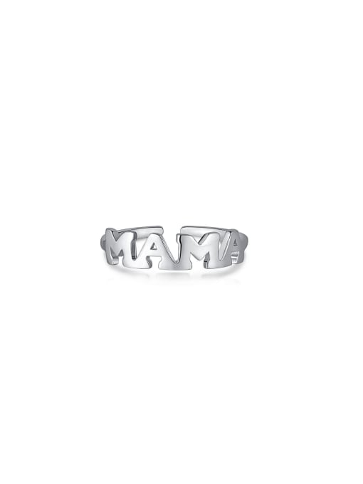 Arya 925 Sterling Silver With 18k Gold Plated Classic Monogrammed Band Rings