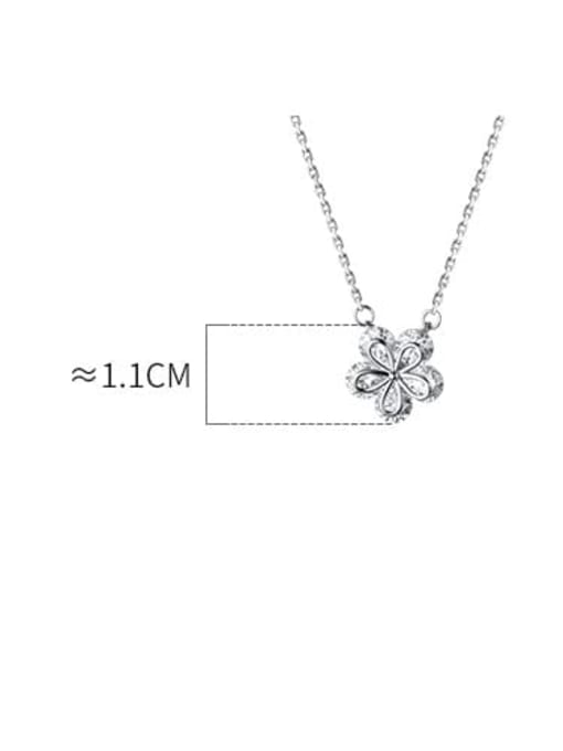 Chris 925 Sterling Silver With 18k Gold Plated Delicate Flower Party Necklaces