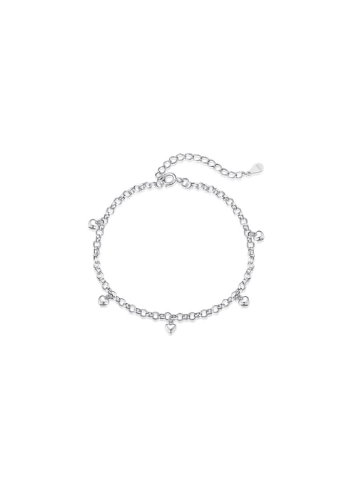 Arya 925 Sterling Silver With Heart Bracelets