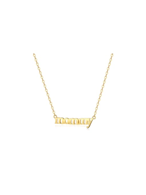 Arya 925 Sterling Silver With 18k Gold Plated Delicate Monogrammed Necklaces