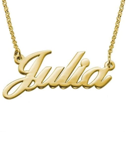 Lian Designs Custom Julia style Name Necklaces silver