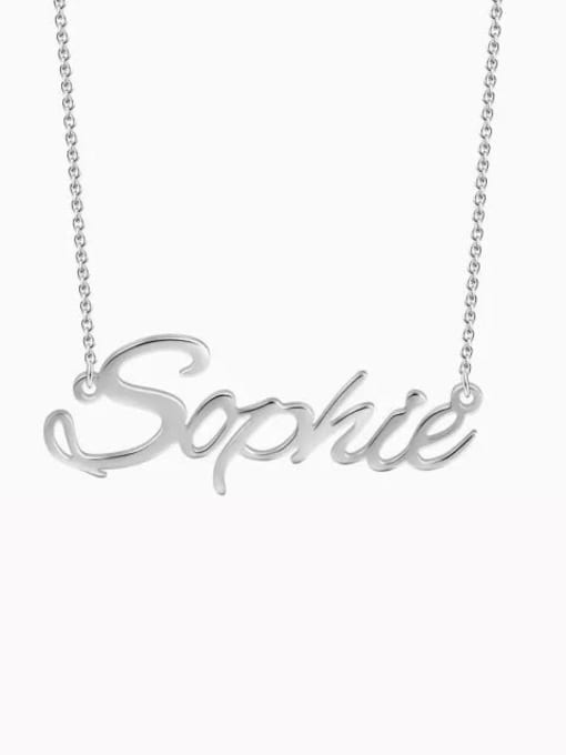 Lian Designs "Sophie" Style Customized Personalized Name Necklace