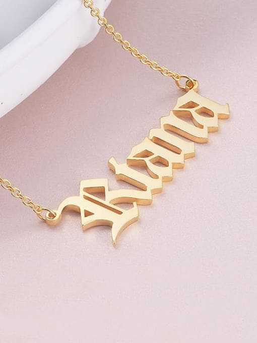 Personalized Old English Font Name Necklace Artnina Com