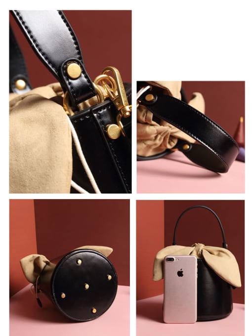 In Mix Cute bow Bucket bag/Shoulder Bag