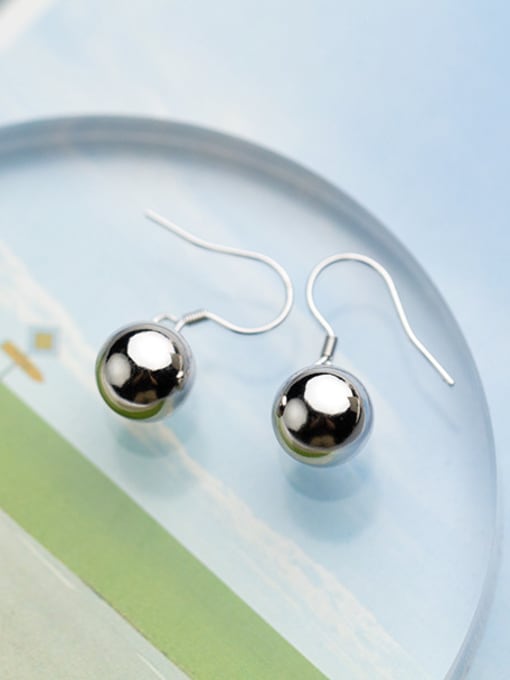 Tina Women All-match Ball Shaped S925 Silver Drop Earrings