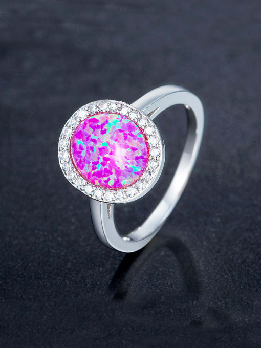 Armadani Pink Round-shaped Engagement Ring