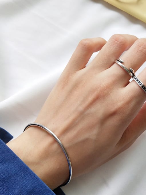 Jolie Silver Sterling Silver minimalist bracelet