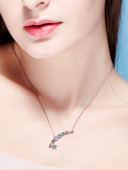 Maja S925 Silver Colorful Necklace