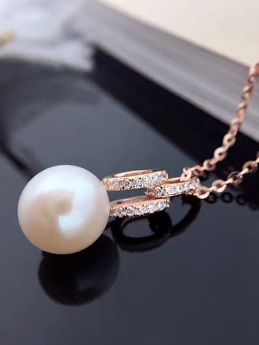 Evita Peroni 2018 2018 Fashion Freshwater Pearl Zircon Necklace