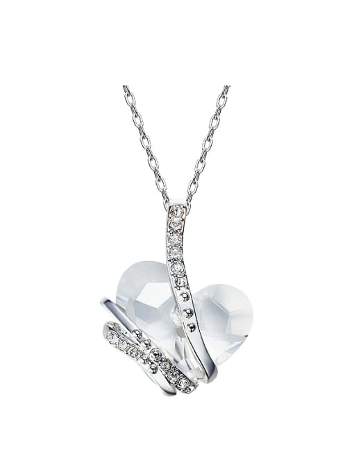 Maja 2018 2018 Heart Shaped Swarovski Crystal Necklace