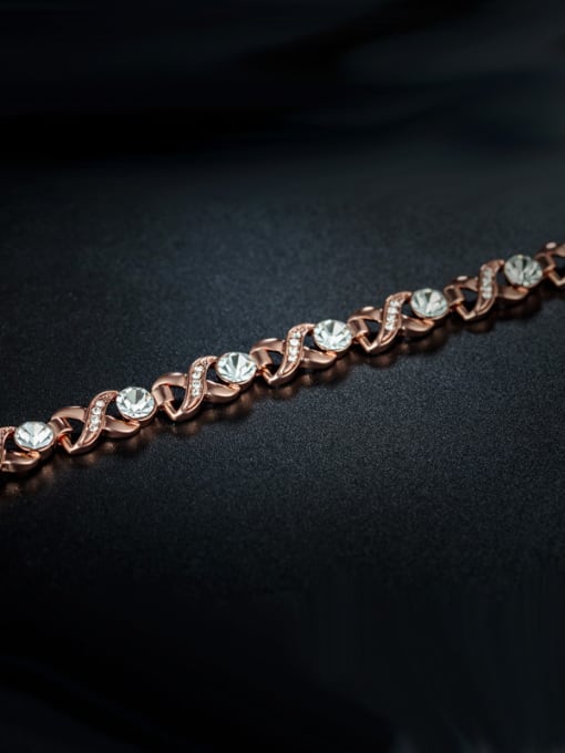 Armadani Rose Gold Plated Zircon Bracelet