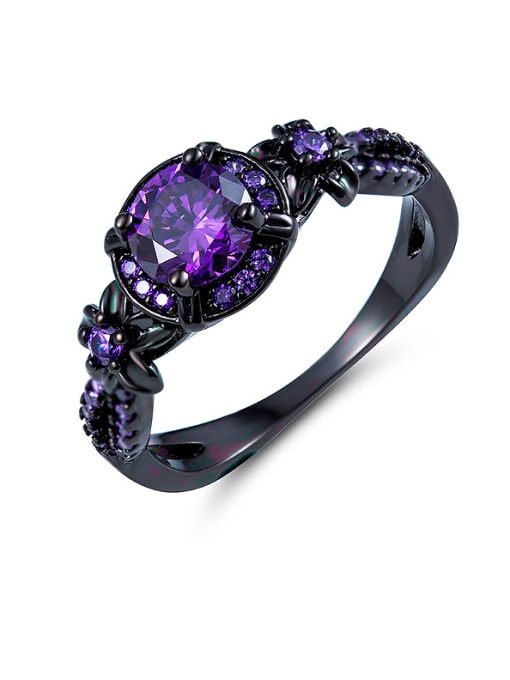 Chris purple Zircon Ring