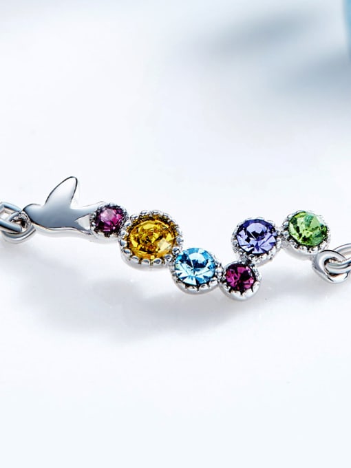 Maja Multi-color Crystal S925 Silver Bracelet