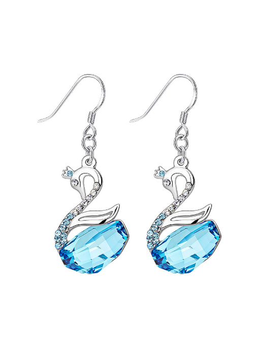 Maja S925 Silver Swan-shaped drop earring