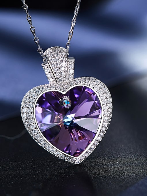 Maja 2018 2018 2018 2018 2018 2018 2018 S925 Silver Heart-shaped Necklace