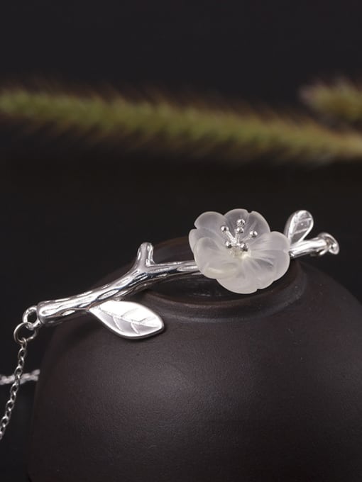 Christian Natural Crystal Plum Blossom Bracelet