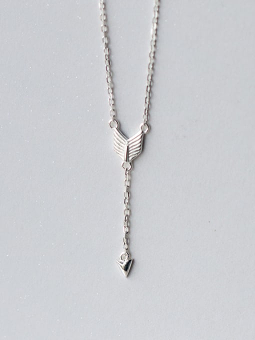 Tina Personality Personality Arrow Shaped S925 Silver Necklace