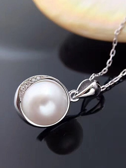 Evita Peroni Freshwater Pearl Round Necklace