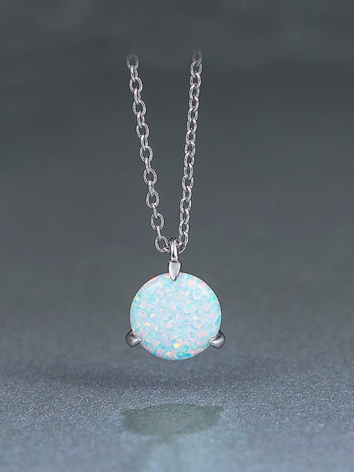 Chris 2018 S925 Silver Round Necklace