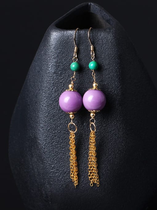 Christian Fashion Temperament Tassel Drop Earrings