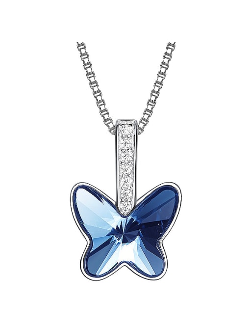 Maja S925 Silver Butterfly-shaped Necklace