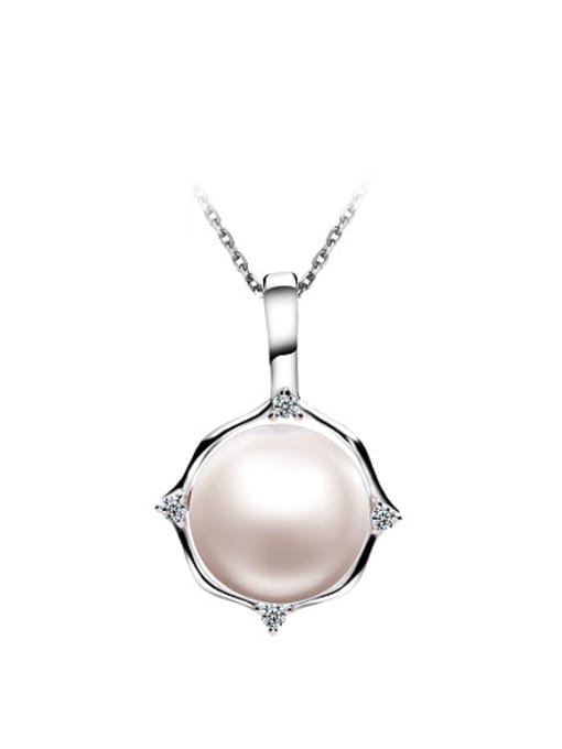 Evita Peroni Fashion Freshwater Pearl Round Necklace