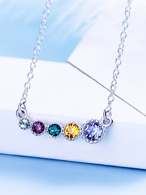 Maja Multi-color Swarovski Zircons Necklace