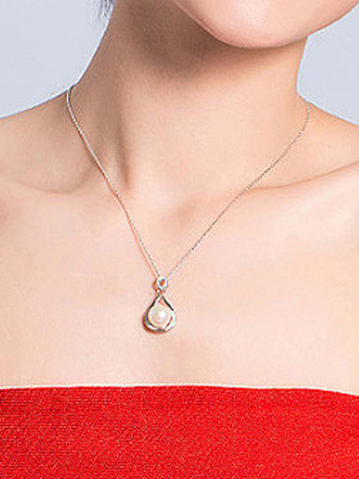 Evita Peroni Freshwater Pearl Water Drop shaped Necklace