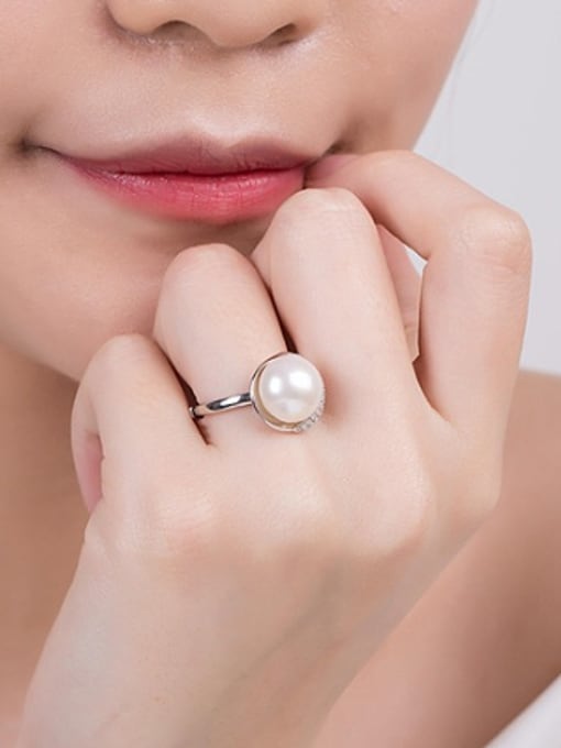 Evita Peroni 2018 2018 2018 Fashion Freshwater Pearl Zircon Ring