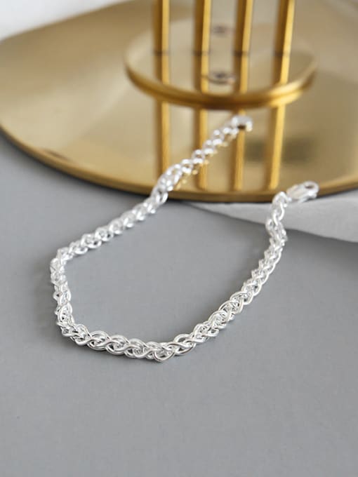 Arya Sterling Silver simple twist bracelet