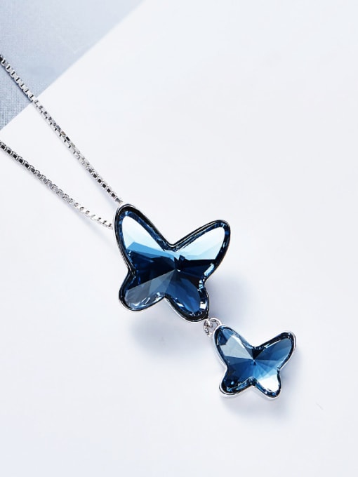 Maja 2018 2018 2018 S925 Silver Butterfly-shaped Necklace
