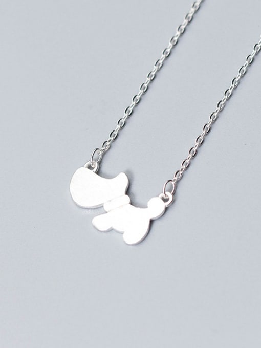 Tina Lovely Cartoon Dog Shaped S925 Silver Necklace