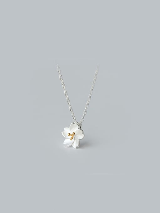 Tina S925 Silver Sweet Little Fresh Cherry Clavicle Necklace