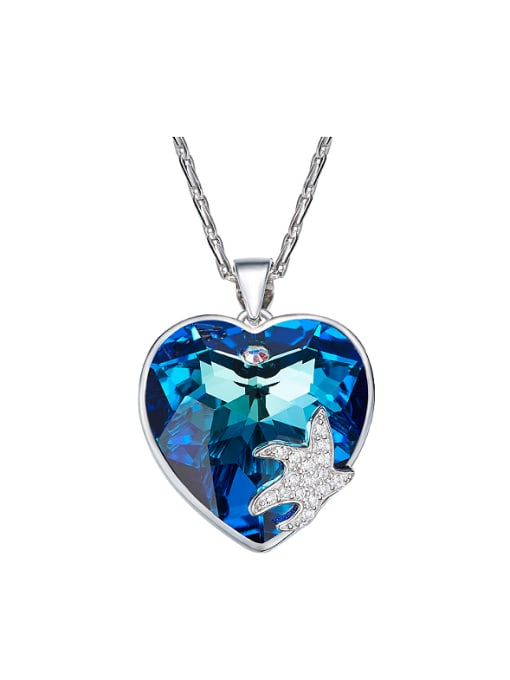 Maja Heart-shaped Swarovski Crystals Necklace