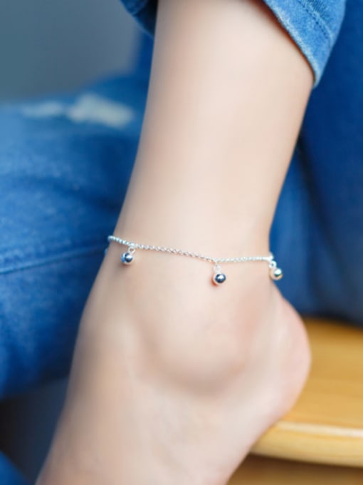 Tina S925 Silver Little Bells Fashion Anklet