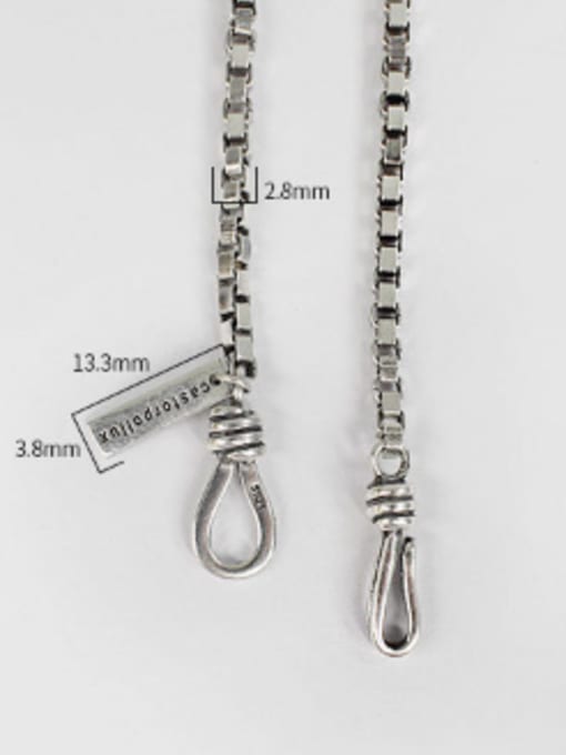 Arya Simple Box Chain Silver Women Bracelet