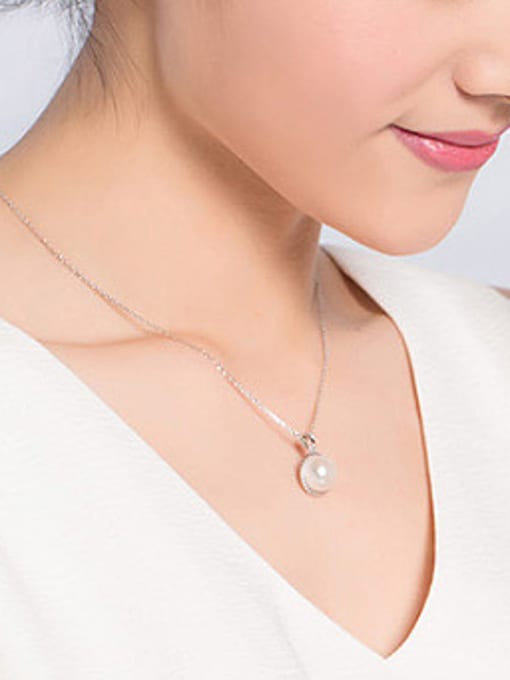 Evita Peroni 2018 Freshwater Pearl Round Necklace