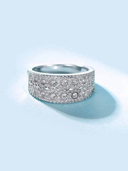 Chris White Gold Plated Zircon Ring