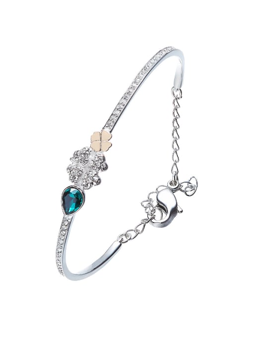 Maja S925 Silver Clover Bracelet